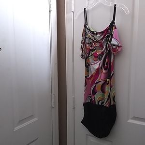 FINAL MARKDOWN Unique ladies true light abstract dress small